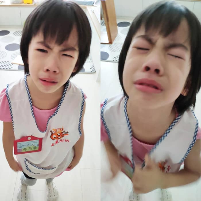 媽咪！我不想上學~