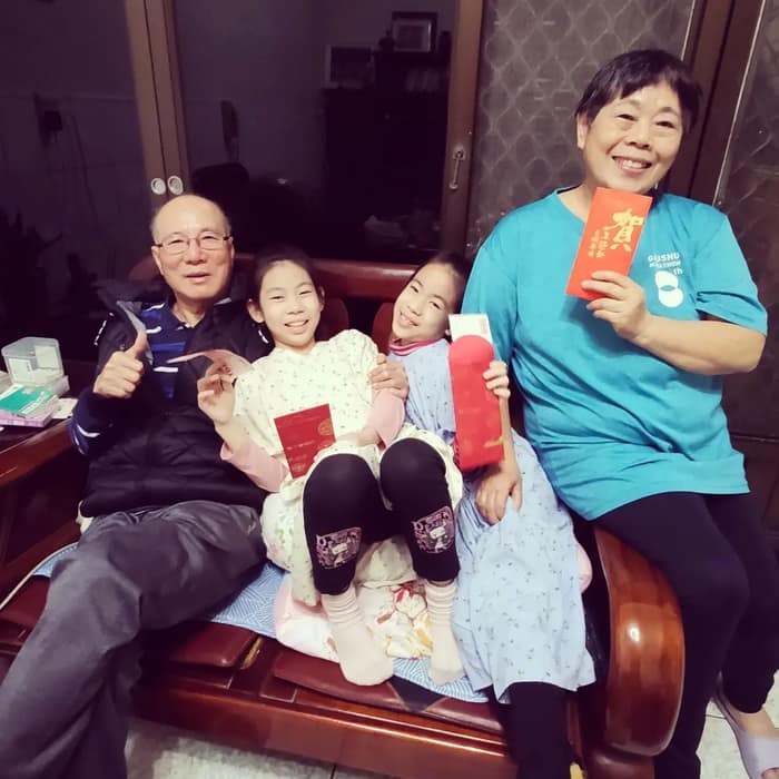 2022年的第一個奇蹟恩典除夕與爸媽一起